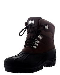 Dark Brown Snow Boots