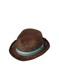 Dark Brown Straw Hat