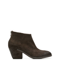 Del Carlo Back Zip Ankle Boots