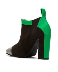 Studio Chofakian Color Blocked Ankle Boots
