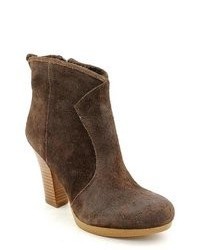 Enzo Angiolini Alessi Brown Suede Fashion Ankle Boots Uk 85