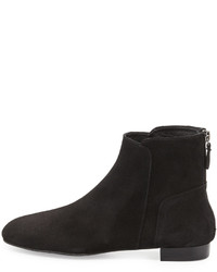 Delman Myth Suede Ankle Boot Black