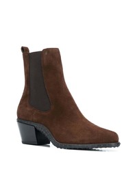Tod's Pebbled Sole Ankle Boots