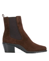 Tod's Pebbled Sole Ankle Boots