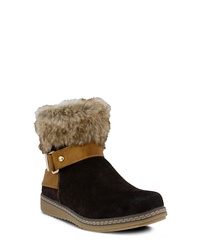 Spring Step Popsicle Water Resistant Faux Fur Bootie