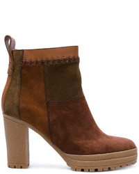 See by Chloe See By Chlo Patchwork Ankle Boots
