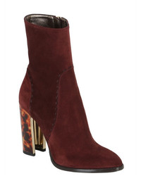 Trussardi 110mm Suede Ankle Boots
