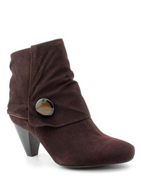 VANELi Jermyn Brown Narrow Suede Fashion Ankle Boots