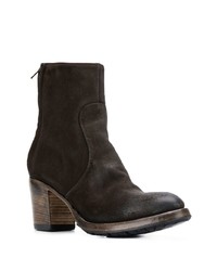 Silvano Sassetti Vintage Effect Ankle Boots