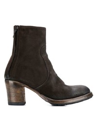 Silvano Sassetti Vintage Effect Ankle Boots