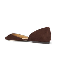 Jimmy Choo Esther Suede Point Toe Flats
