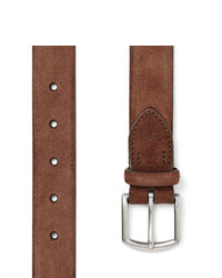 Polo Ralph Lauren 3cm Brown Suede Belt