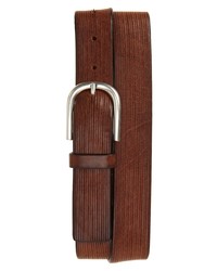 To Boot New York Incised Calf Jeans Belt In Brown 105 At Nordstrom