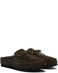 Ps By Paul Smith Brown Hyde Boat Shoes