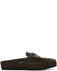 Ps By Paul Smith Brown Hyde Boat Shoes