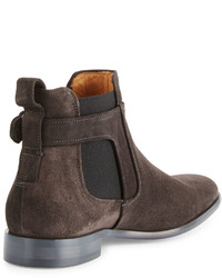 Vince Aston Suede Buckled Boot Graphite