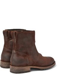 Belstaff Attwell Burnished Suede Boots