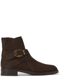 Tom Ford Buckled Suede Boots