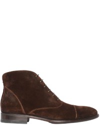 Calzoleria Toscana Lace Up Suede Ankle Boots