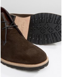 Ted Baker Maagna Suede Short Lace Up Boots