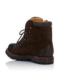Officine Creative Oiled Suede Kontra Hiking Boots Dark Brown