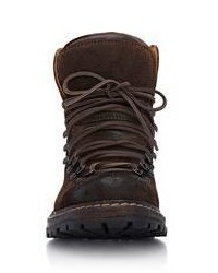 Officine Creative Oiled Suede Kontra Hiking Boots Dark Brown