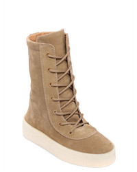 Yeezy Suede Lace Up Boots