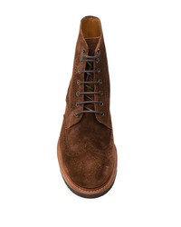 Brunello Cucinelli Ankle Length Lace Up Boots