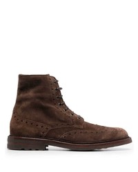 Brunello Cucinelli Brogue Detailing Ankle Boots
