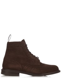 Church's Caldecott Lace Up Suede Brogue Ankle Boots