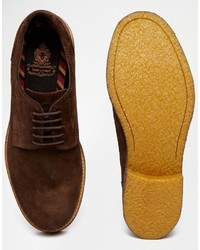 Base London Lincoln Suede Derby Shoes