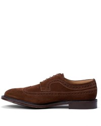 Brooks Brothers Peal Co Suede Long Wingtips
