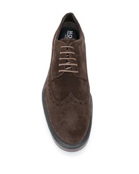 Hogan Perforated Derby Shoes