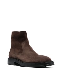 Tod's Almond Toe Suede Ankle Boots