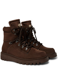 Moncler Egide Suede And Nylon Boots