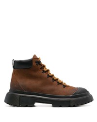 Hogan H619 Lace Up Leather Boots