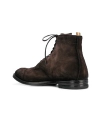 Officine Creative Lace Fastened Boots