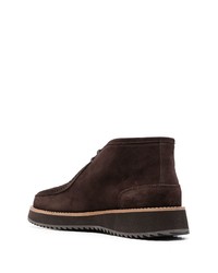 A.P.C. Lace Up Suede Ankle Boots