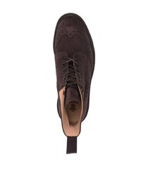 Tricker's Lace Up Suede Ankle Boots