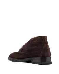Alexander McQueen Lace Up Suede Boots