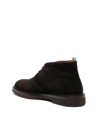 Officine Creative Low Top Lace Up Suede Boots