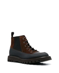 Barrett Panelled Lace Up Boots