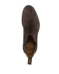 Doucal's Side Panel Suede Ankle Boots