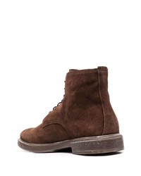 Silvano Sassetti Suede Lace Up Ankle Boots