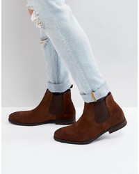 Call it SPRING Andler Suede Chelsea Boots In Tan