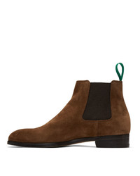 Paul Smith Brown Crown Chelsea Boots