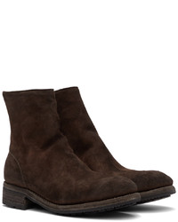 Undercover Brown Guidi Edition Horse Zip Boots