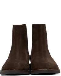 Paul Smith Brown Suede Canon Chelsea Boots