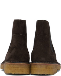 A.P.C. Brown Theodore Chelsea Boots