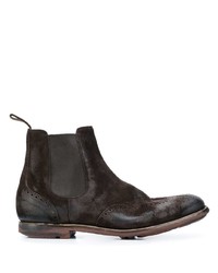 Church's Burnished Suede Chelsea Boots